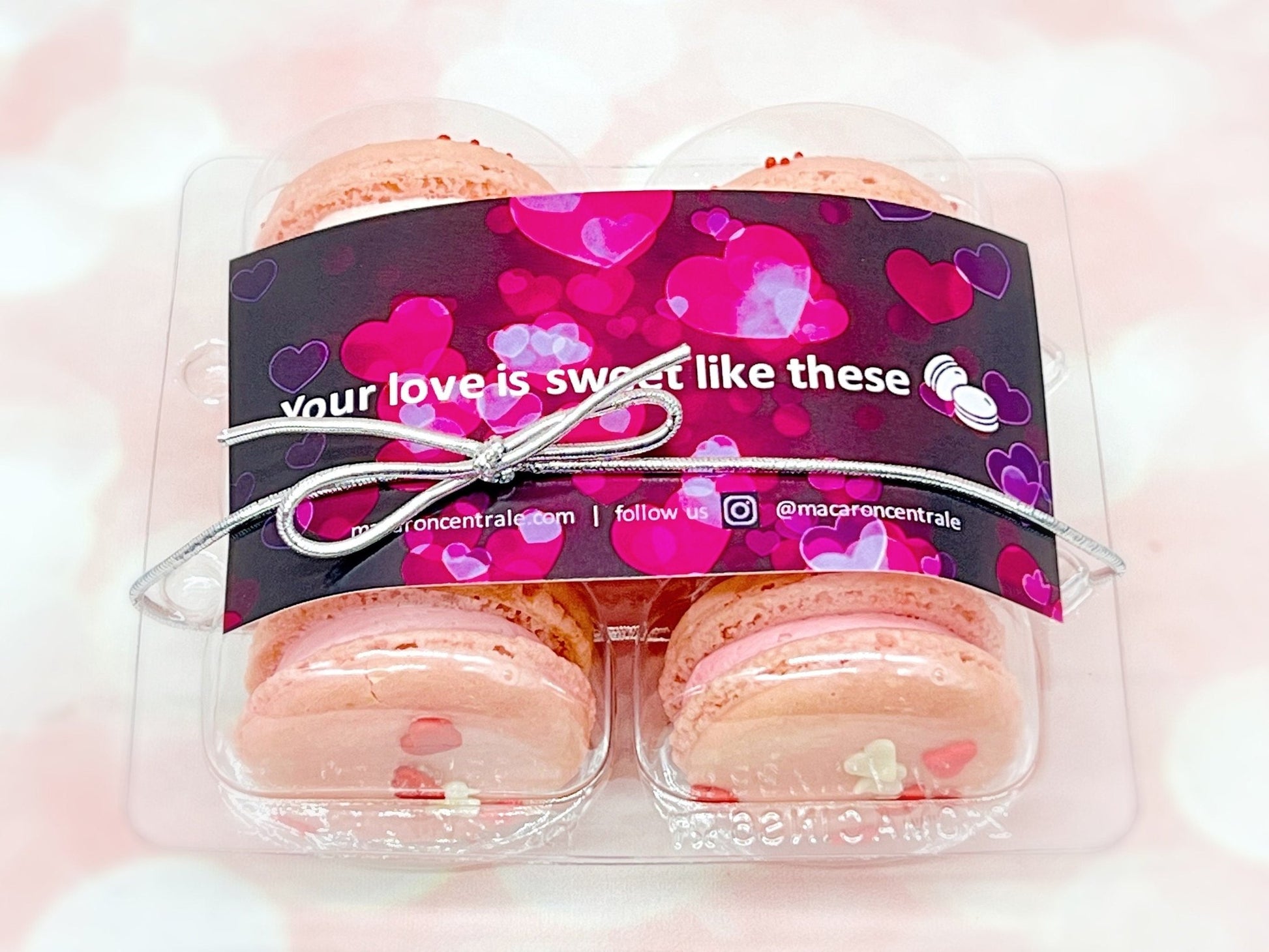 The Love Potion Macarons Value Pack | Pomegranate, Pink Lemonade and Strawberry Chocolate Macarons - Macaron Centrale