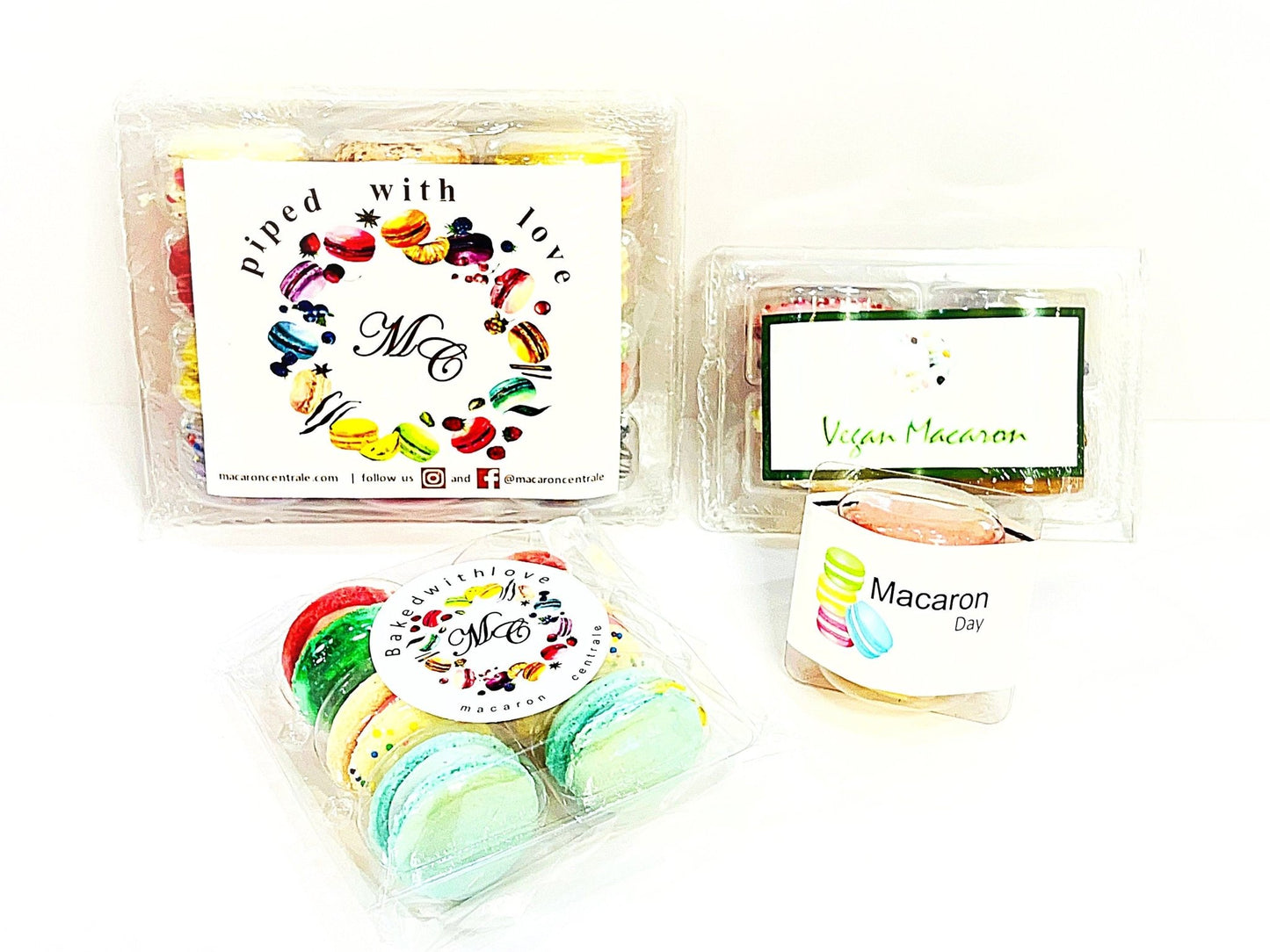 The Macaron Basket Set | Surprise Me Basket - Macaron Centrale