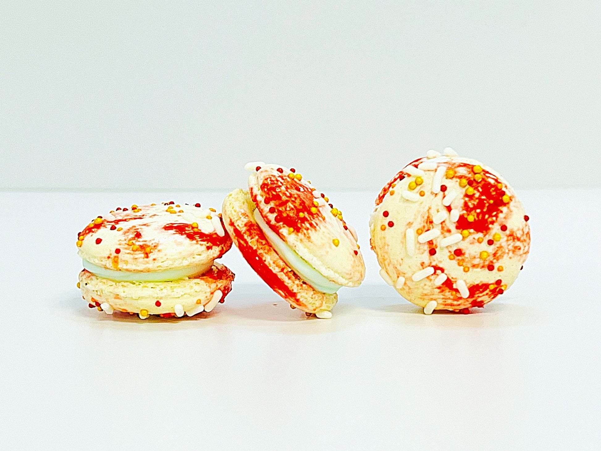 The Toppers | Cotton Candy and White chocolate French Macarons - Macaron Centrale