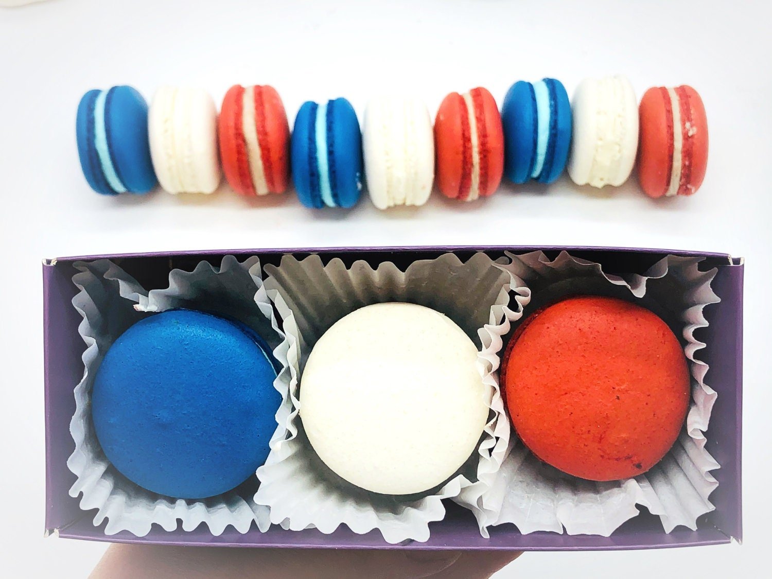 The United States of Macarons | Special Vegan Macarons Set - Macaron CentraleVanilla Sea Salt3 Pack