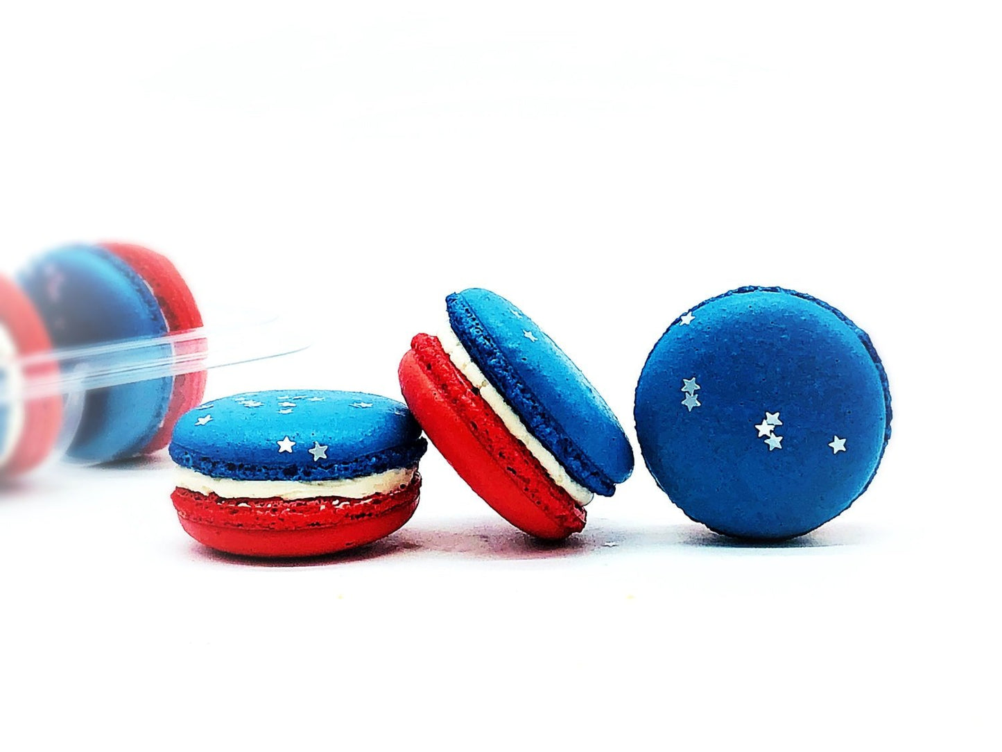 United States of Macarons | Twinkling Star Pack French Macarons | Available in 6, 12 & 24 Pack - Macaron Centrale6 Pack