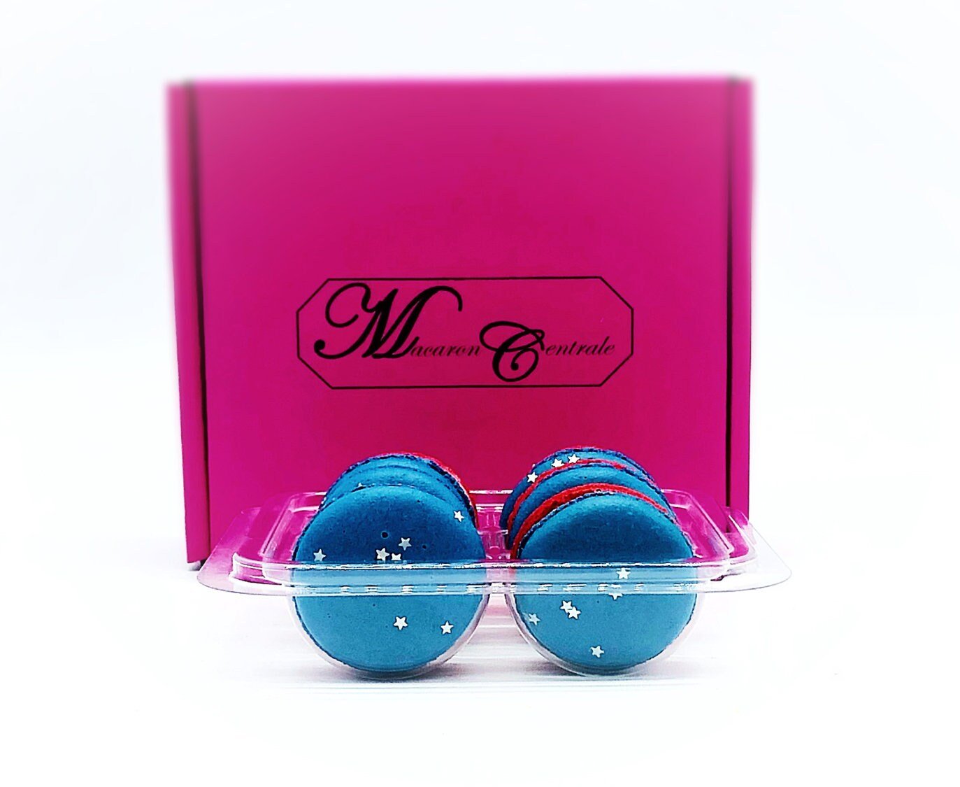 United States of Macarons | Twinkling Star Pack French Macarons | Available in 6, 12 & 24 Pack - Macaron Centrale6 Pack