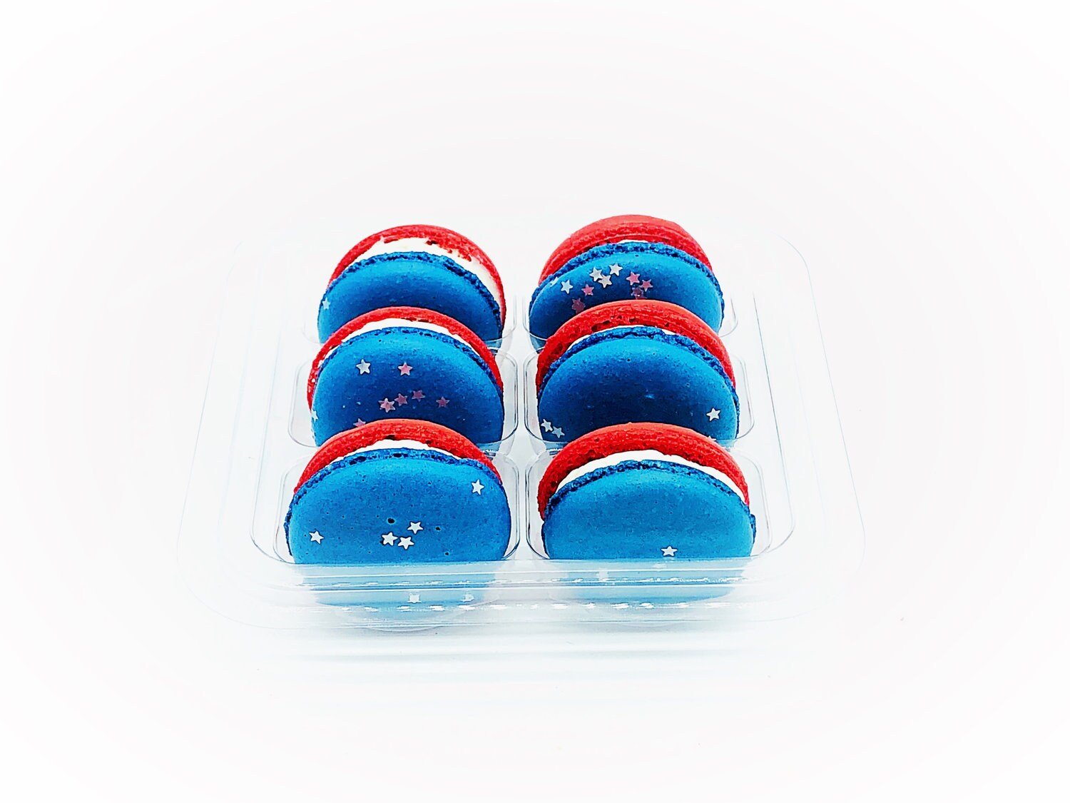 United States of Macarons | Twinkling Star Pack French Macarons | Available in 6, 12 & 24 Pack - Macaron Centrale6 Pack