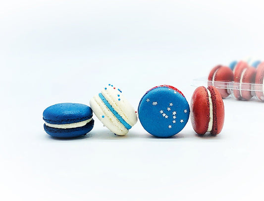 United States of Macarons | USA Collection Pack French Macarons | Available in 12 & 24 Pack - Macaron Centrale12 Pack