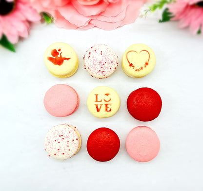 Valentines Assorted Vegan Macarons - Macaron Centrale4 Pack