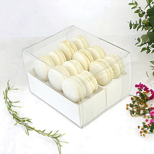 Vanilla Cream Macaron Sucettes En Gros | Available in 24 & 48 Sucettes - Macaron Centrale24 Pack