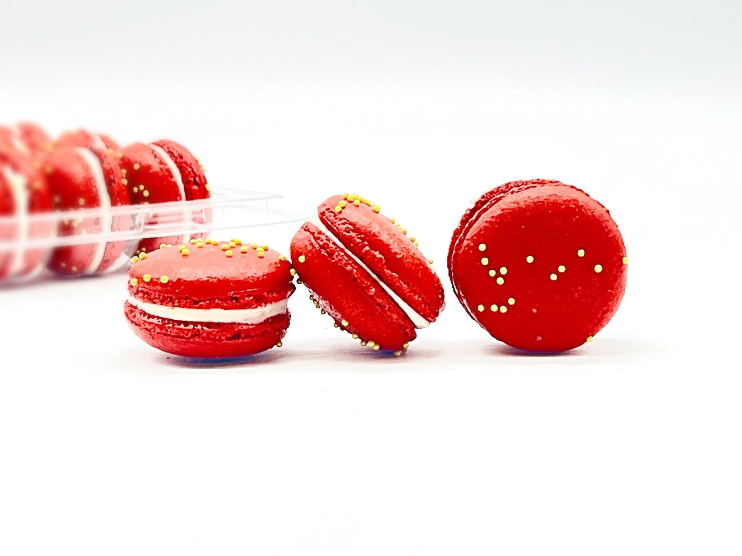 Vanilla Milk Jam Macarons (6 Pack) | Ideal for celebratory events. - Macaron Centrale