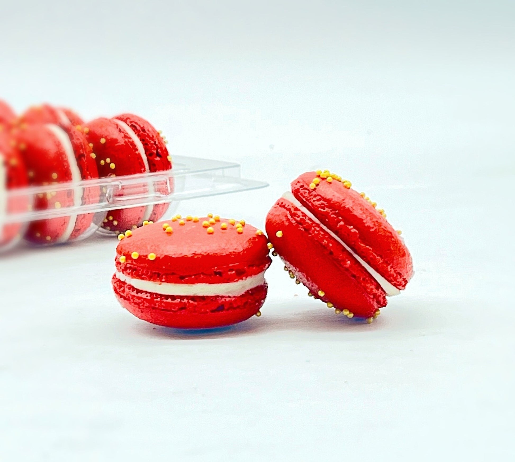 Vanilla Milk Jam Macarons (6 Pack) | Ideal for celebratory events. - Macaron Centrale