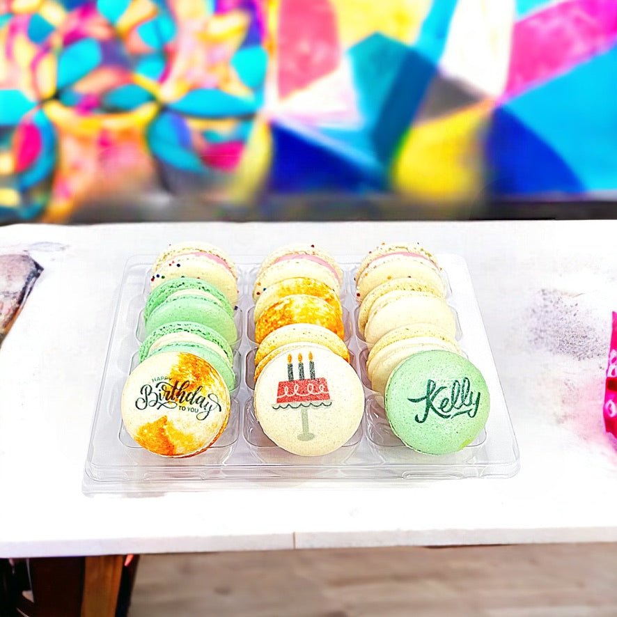 Vegan Bliss Bites: Gourmet Macarons for Your Birthday Celebrations! - Macaron CentraleBirthday4 Pack