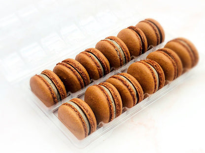 Vegan Chocolate Macarons - Macaron Centrale4 Pack