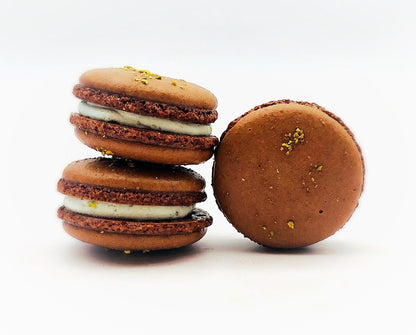 Vegan Hazelnut Pistachio Macarons - Macaron Centrale4 Pack