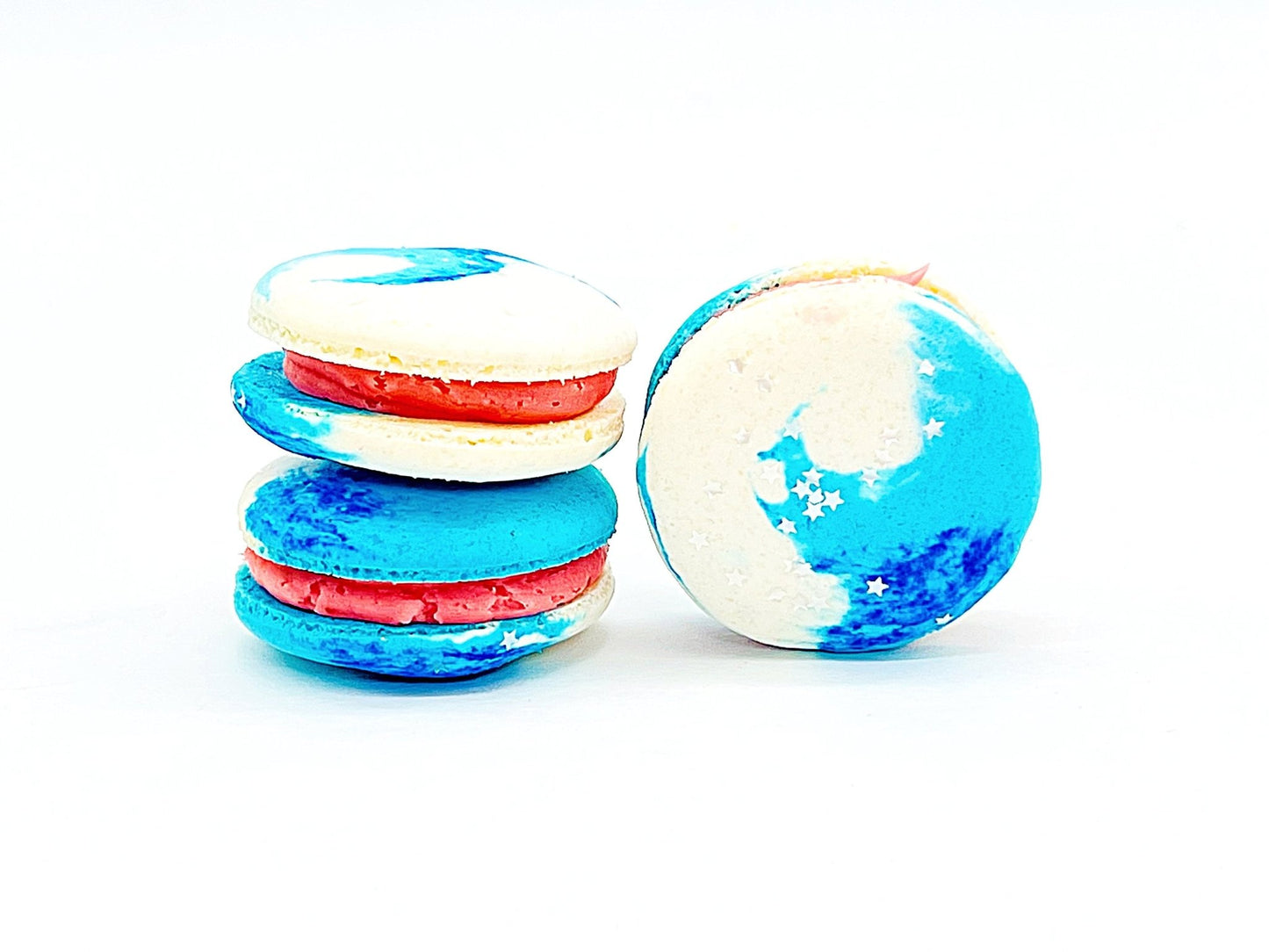 Vegan Planet | The Blue Planet | Açaí Berries Vegan Macarons - Macaron Centrale4 Pack