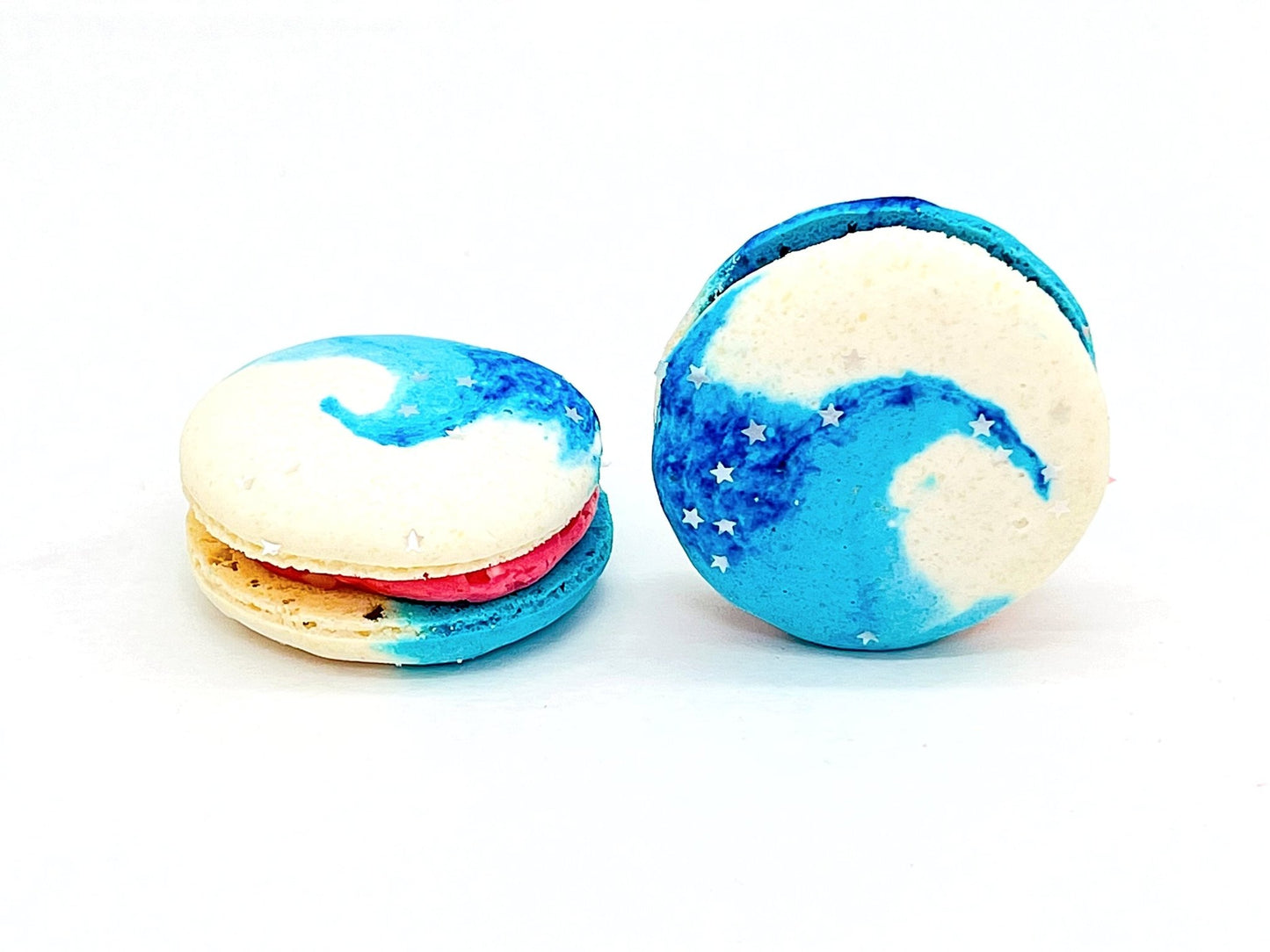 Vegan Planet | The Blue Planet | Açaí Berries Vegan Macarons - Macaron Centrale4 Pack