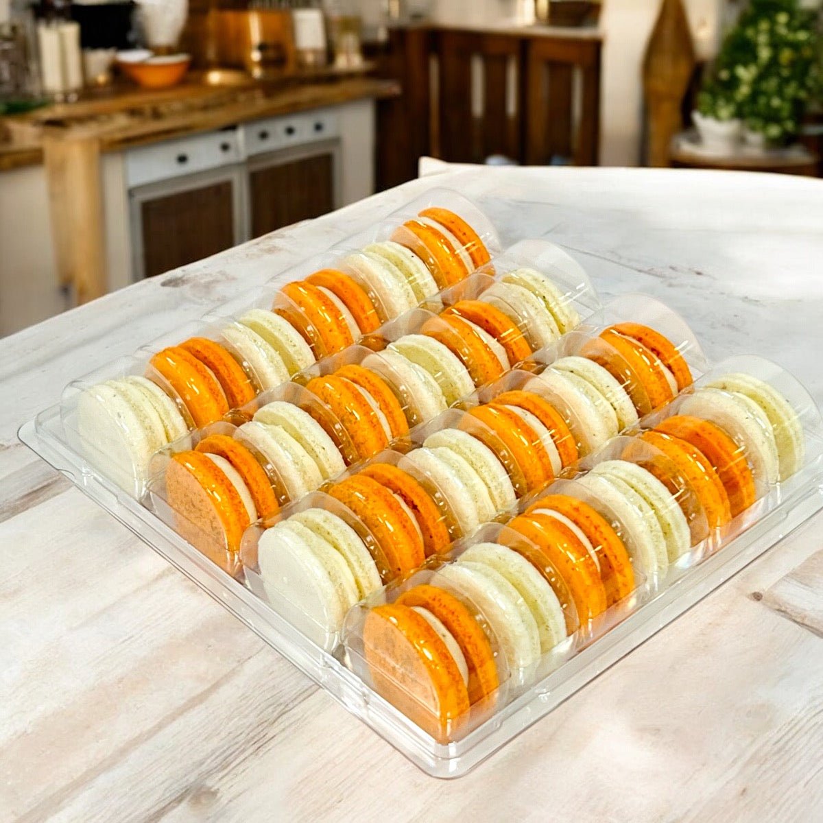 Vegan Thanksgiving Macarons Gift Box – Custom Flavors, 6, 12, or 24 Pack Options - Macaron Centrale6 Pack