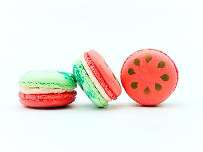 Watermelon Macarons | Ideal for celebratory events. - Macaron Centrale6 Pack