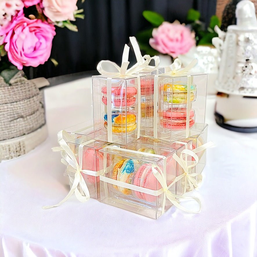 Wedding Favor Vegan Macaron Gift Box | Customize Your Own Macaron | Beautiful Centerpiece For Your Guests to Admire - Macaron CentraleWedding Favor12