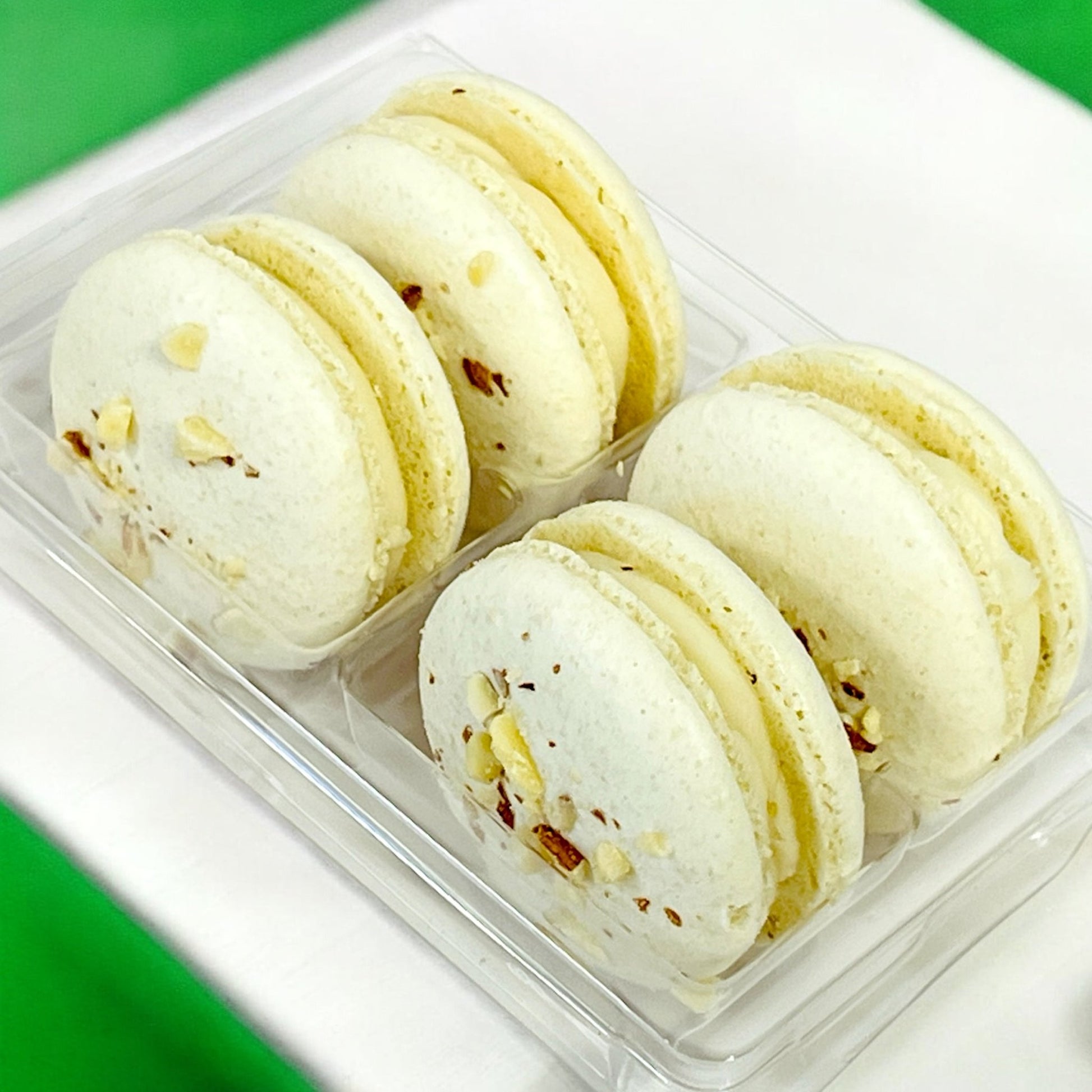 Wholesale All Natural Almond Vegan Macarons | Available in 24 & 48 Pack | A great addition for your bakery establishment or your next party - Macaron Centrale24 Pack