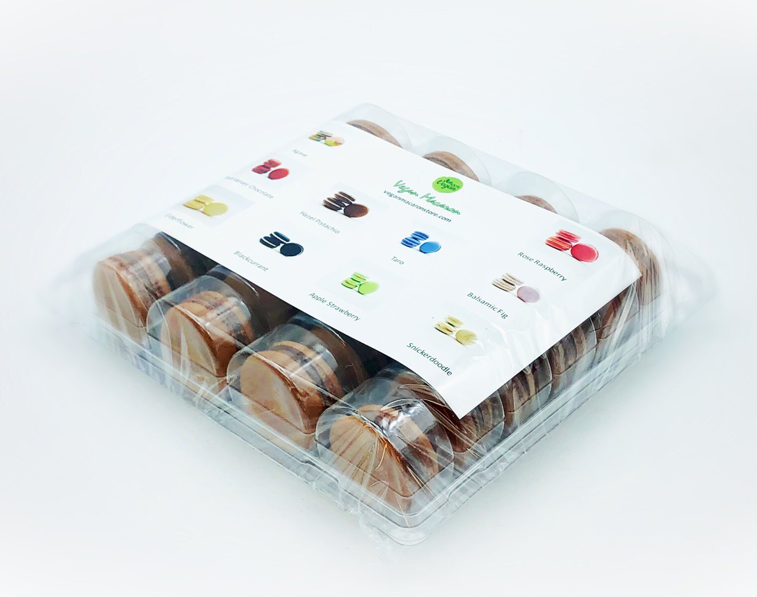 Wholesale Chocolate Vegan Macarons | Available in 24 & 48 Pack | A great addition for your bakery establishment or your next party - Macaron Centrale24 Pack