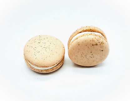 Wholesale Cinnamon Butterscotch Vegan Macarons | A great addition for your bakery establishment or your next party - Macaron Centrale24 Pack