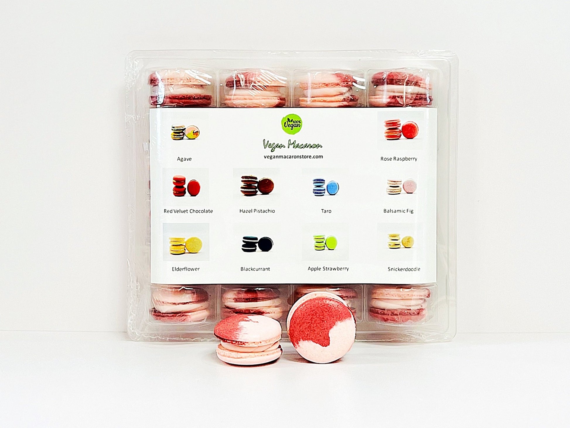 Wholesale Wildberry Vegan Macarons | Available in 24 & 48 Pack | A great addition for your bakery establishment or your next party - Macaron Centrale24 Pack