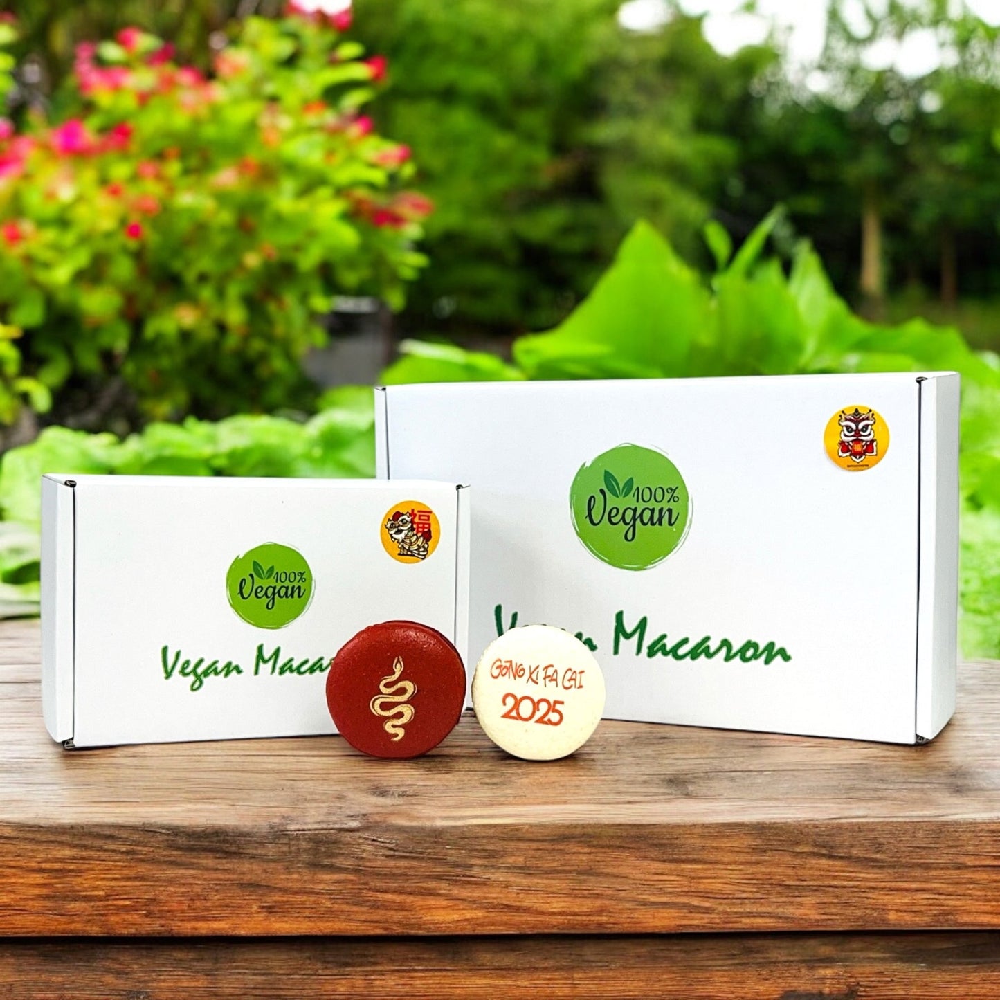 Year of Snake Vegan Macaron Set - Macaron CentraleLunar New Year4 Pack