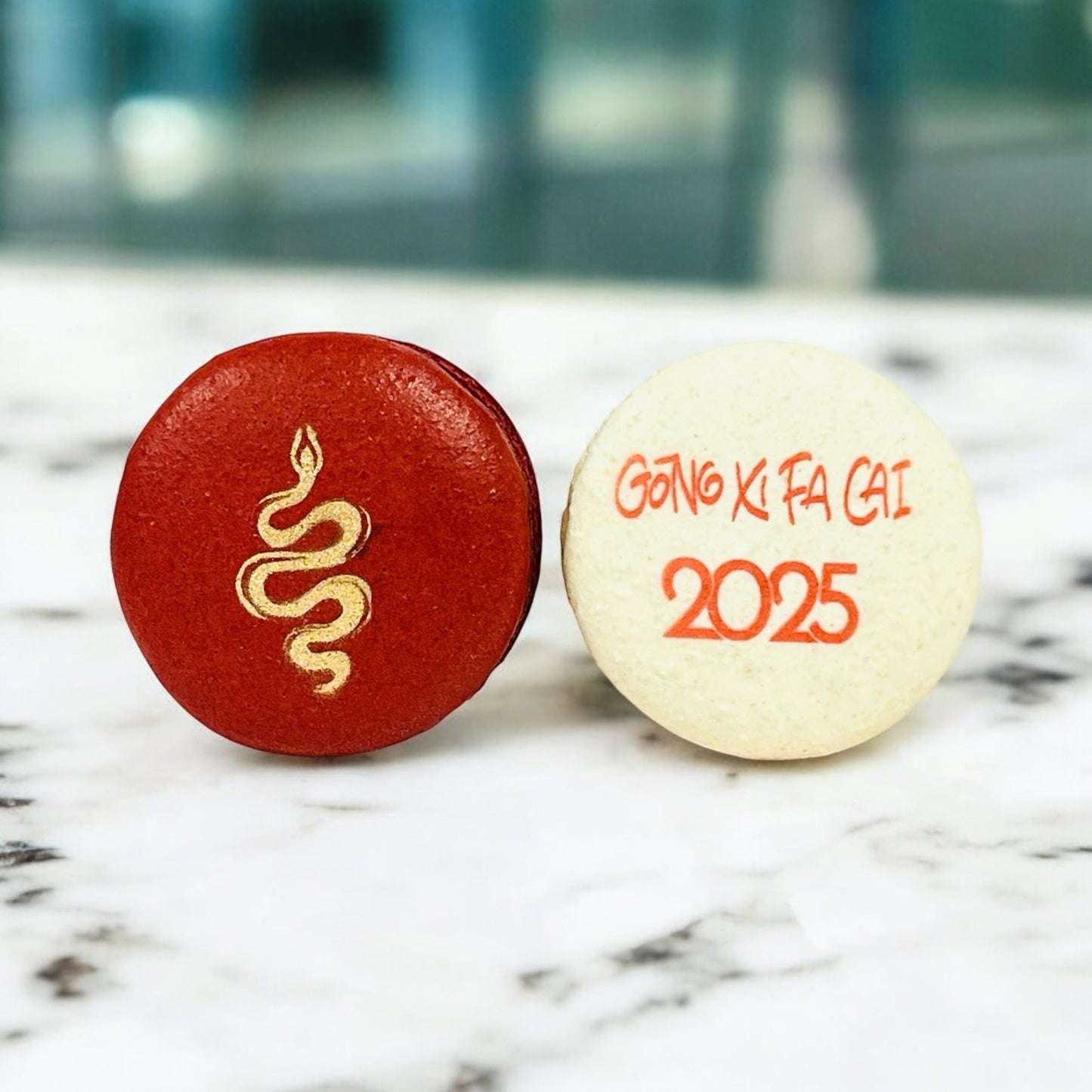 Year of Snake Vegan Macaron Set - Macaron CentraleLunar New Year4 Pack