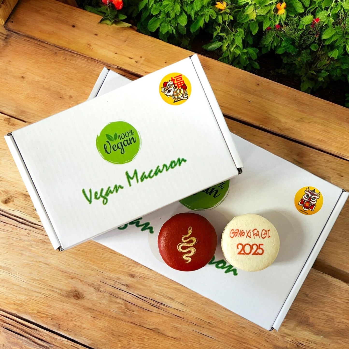 Year of Snake Vegan Macaron Set - Macaron CentraleLunar New Year4 Pack