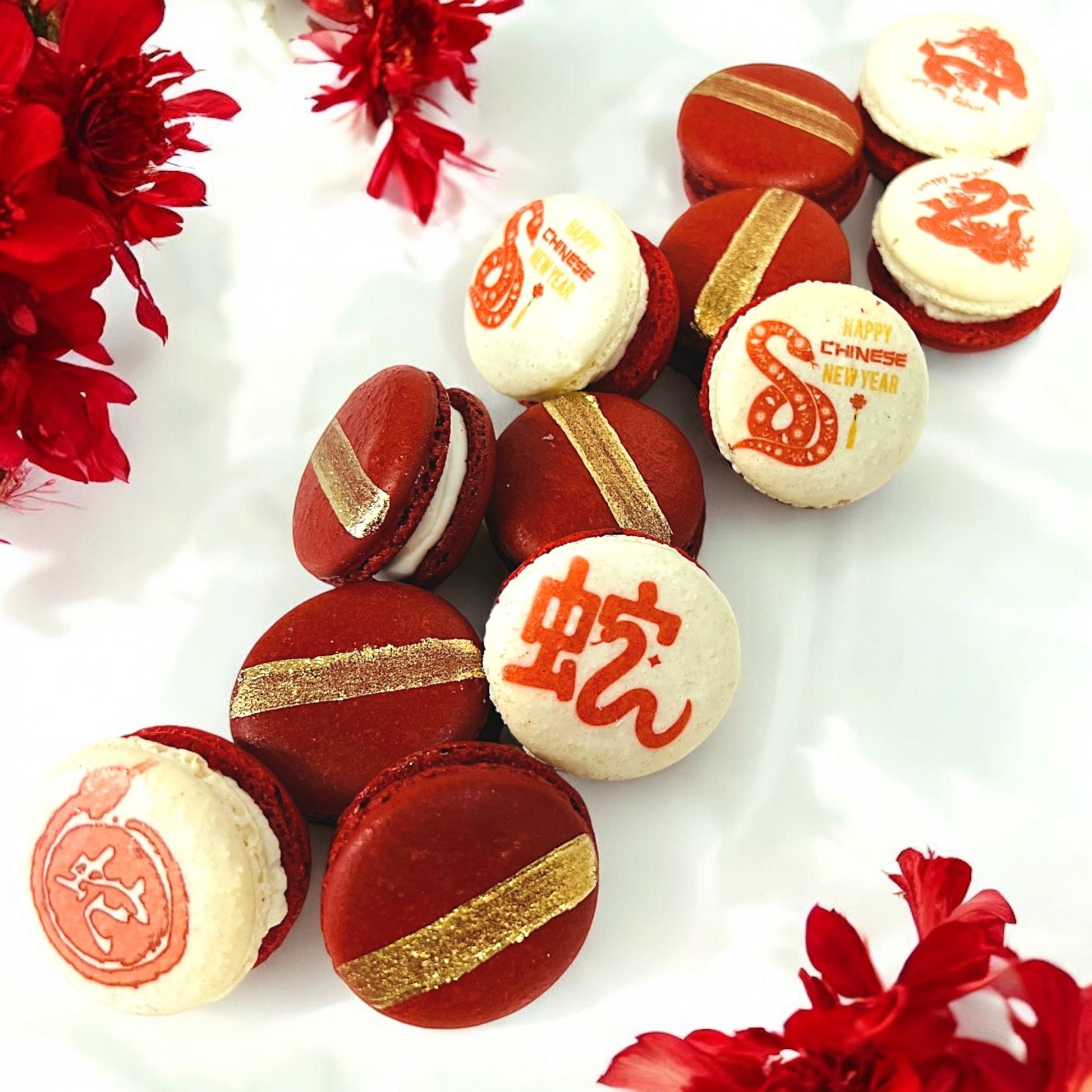 Year of the Snake, Happy New Year French Macarons - Macaron CentraleLunar New Year6 Pack