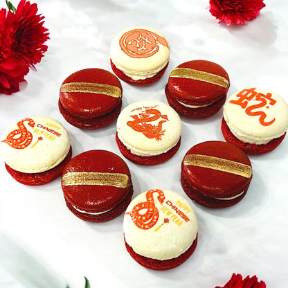 Year of the Snake, Happy New Year French Macarons - Macaron CentraleLunar New Year6 Pack