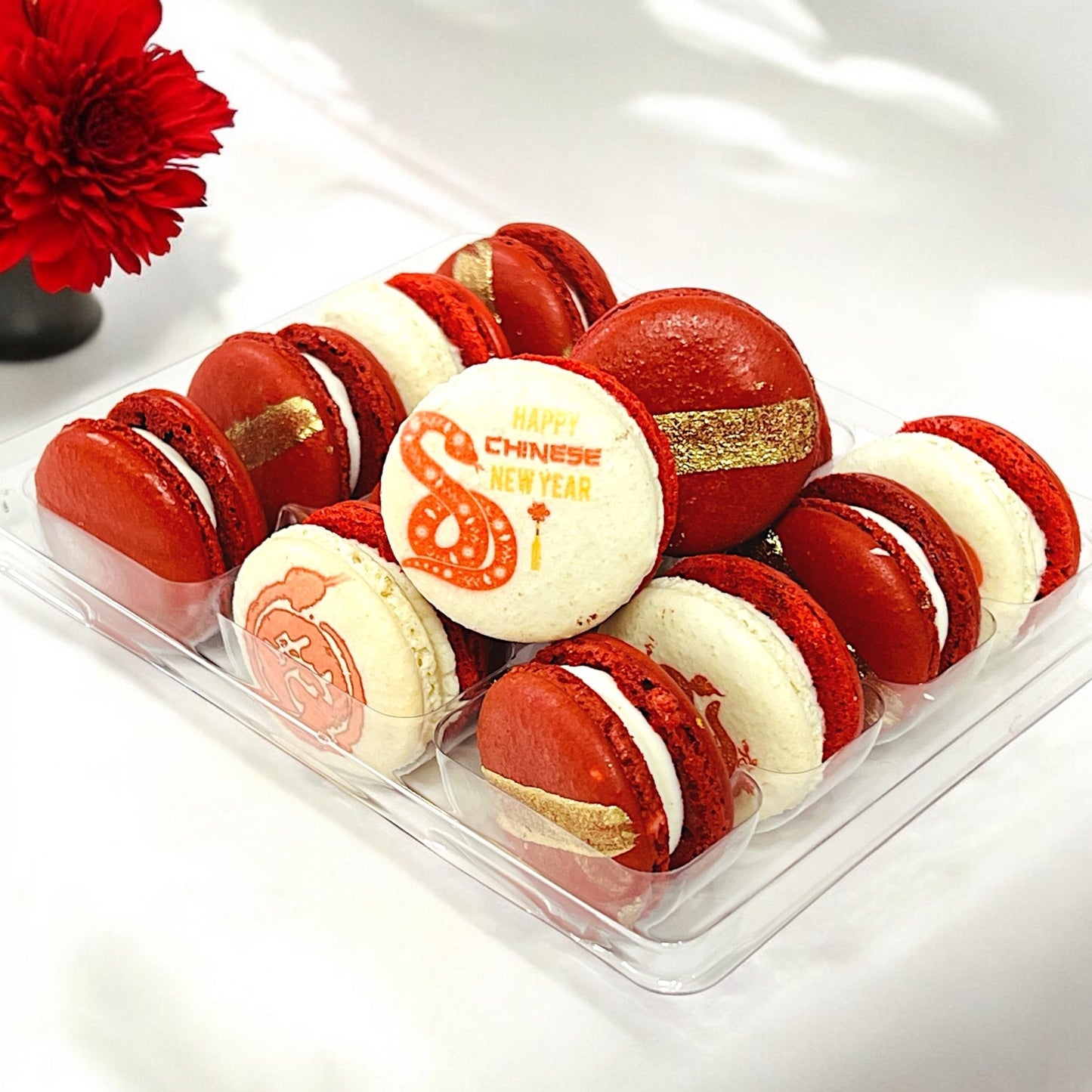 Year of the Snake, Happy New Year French Macarons - Macaron CentraleLunar New Year6 Pack