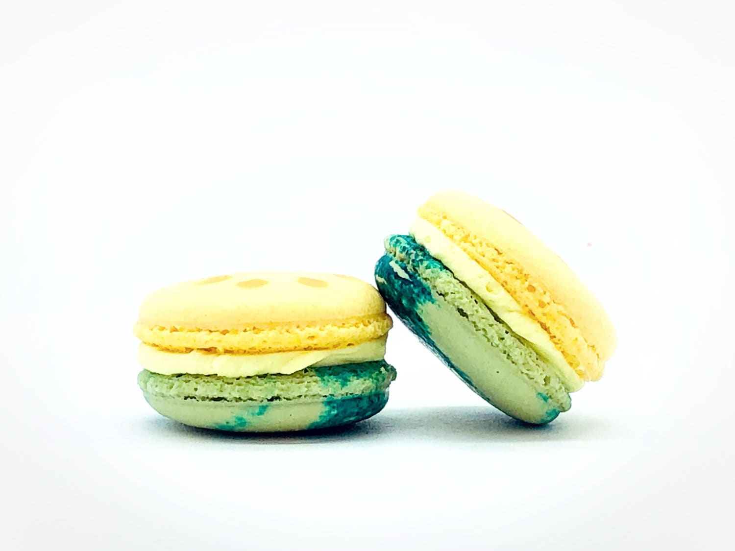 Yellow Watermelon Macarons | Ideal for celebratory events. - Macaron Centrale6 Pack