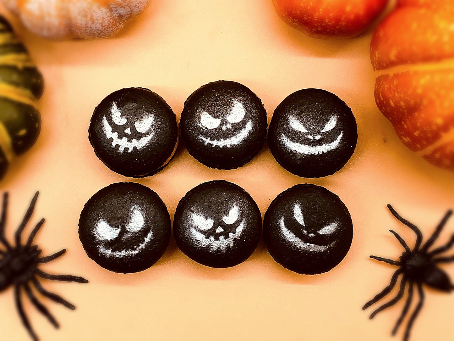Mr. Halló AKA Pumpkin Ganache French Macarons | Perfect for Halloween Party Celebrations